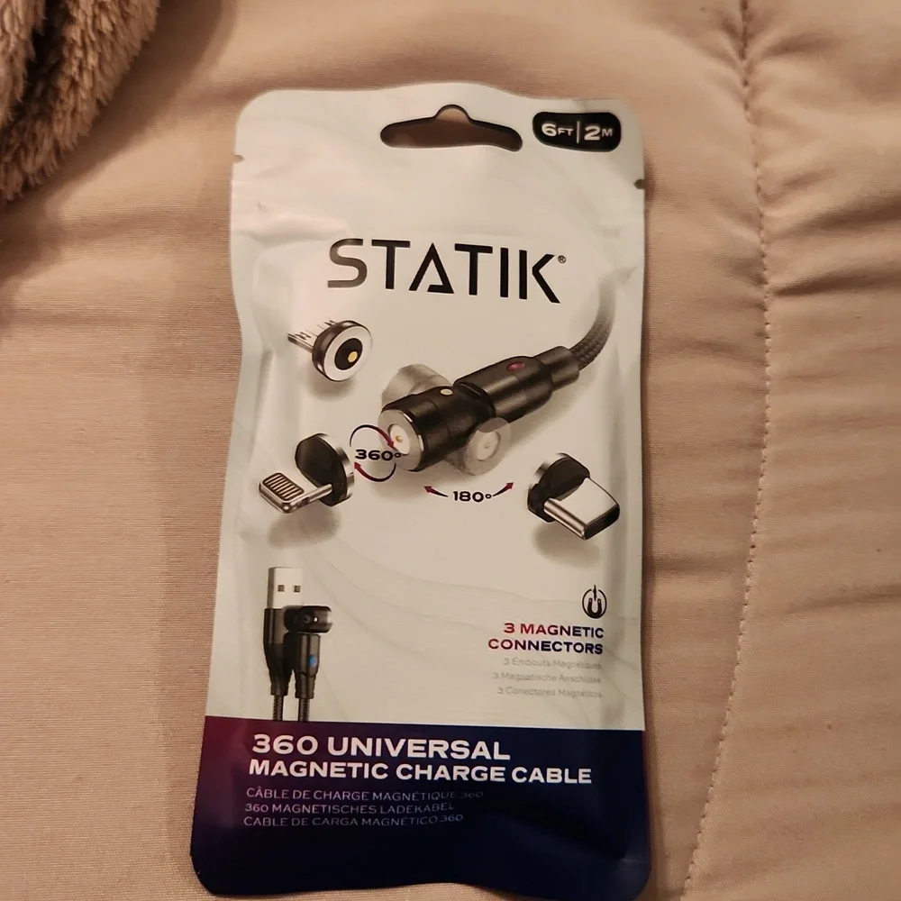2 Statik 360 Universal Magnetic Charge Cable